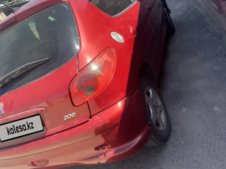 Peugeot 206 2007 года за 1 100 000 тг. в Тараз – фото 7