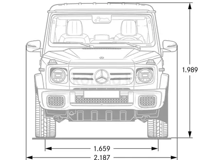 Mercedes-Benz G 580 EQ 4MATIC 2025 года за 123 218 000 тг. в Алматы – фото 13