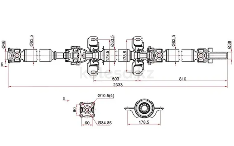 Кардан за 18 500 тг. в Алматы