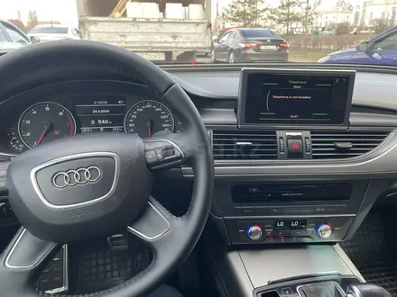 Audi A6 2013 года за 10 500 000 тг. в Астана – фото 9