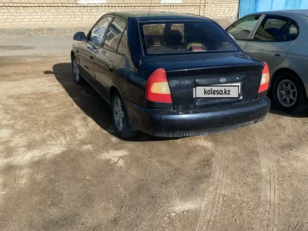 Hyundai Accent 2004 года за 1 650 000 тг. в Кызылорда – фото 2