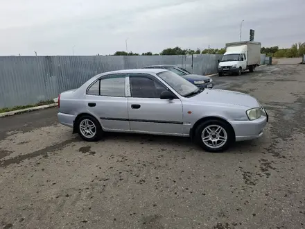 Hyundai Accent 2007 года за 1 700 000 тг. в Актобе – фото 4
