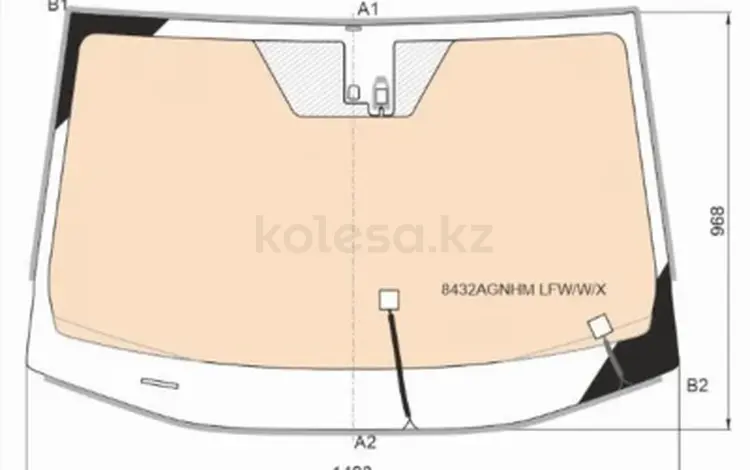 Стекло лобовоеүшін91 000 тг. в Алматы