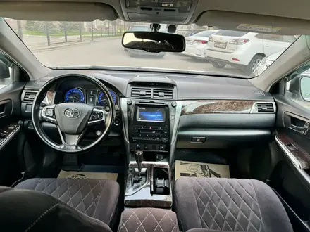 Toyota Camry 2015 года за 11 800 000 тг. в Алматы – фото 8