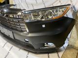 Бампер/Фары/Решетка/Крыло/Ноускат/Морда Хайландер 14-16/Highlander 2014 за 38 000 тг. в Алматы – фото 5