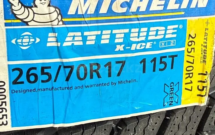 265/70 R17 Michelin X-ICE2 Latitude (Canada 2025) за 120 000 тг. в Астана