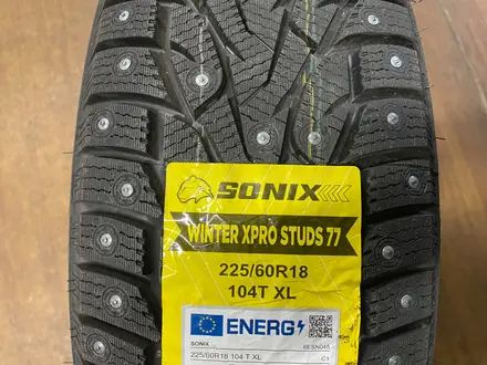 225/60r18 Sonix Winter Xpro Studs 77 за 44 000 тг. в Астана – фото 4