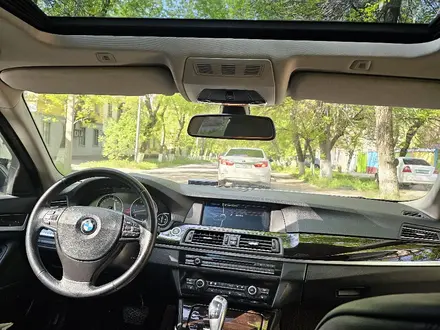 BMW 528 2011 года за 9 000 000 тг. в Шымкент – фото 9