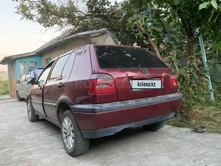 Volkswagen Golf 1994 года за 650 000 тг. в Кордай – фото 9