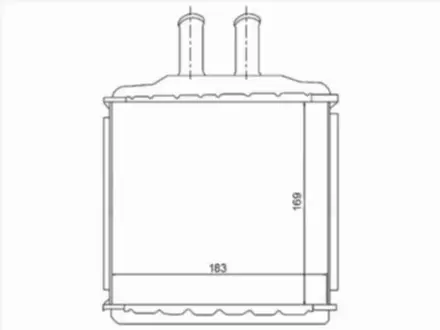 Радиатор печки за 8 550 тг. в Алматы