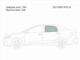 Стекло боковое опускное (Сзади/Слева/Цвет зеленый) Chevrolet Monza 19- за 14 400 тг. в Алматы