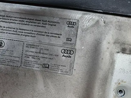 Капот на Audi A8 D4 за 350 000 тг. в Шымкент – фото 5
