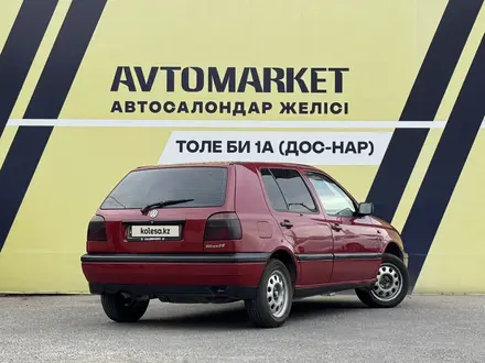 Volkswagen Golf 1996 года за 2 000 000 тг. в Тараз – фото 4