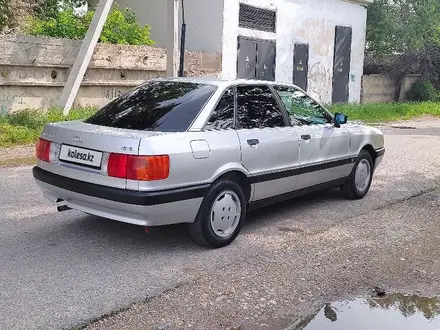 Audi 80 1991 года за 2 200 000 тг. в Тараз – фото 10