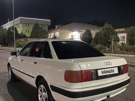 Audi 80 1992 года за 1 200 000 тг. в Тараз – фото 5