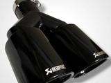 Выхлопная насадка AKRAPOVIC (двойная, черный глянец) за 20 000 тг. в Алматы – фото 2