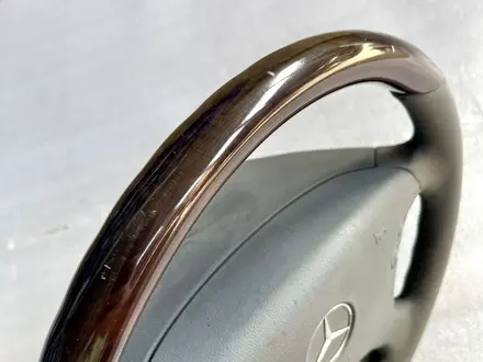 Руль дерево на Mercedes W210 Мерседес 210 за 80 000 тг. в Шымкент – фото 3