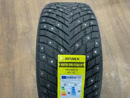 245/40r18 Sonix Winter Xpro Studs 69 за 49 000 тг. в Астана – фото 2