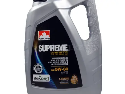 Масло моторное Petro-Canada SUPREME SYNTHETIC 5W-30 4L. за 19 000 тг. в Алматы
