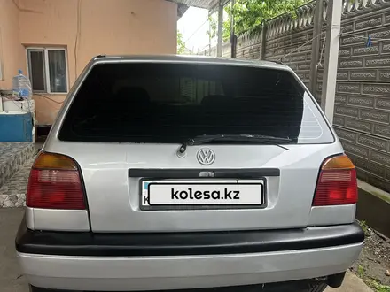 Volkswagen Golf 1996 года за 1 700 000 тг. в Тараз – фото 2