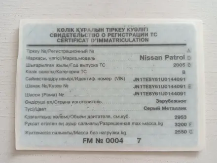 Nissan Patrol 2005 года за 8 600 000 тг. в Усть-Каменогорск – фото 75