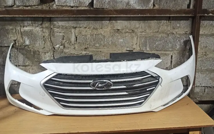 Бампер передний Hyundai Elantra 16-18 за 70 000 тг. в Караганда