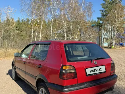 Volkswagen Golf 1992 года за 1 850 000 тг. в Макинск – фото 5