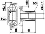 Шрус задний шкода ети за 1 555 тг. в Алматы