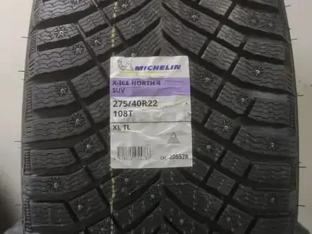 275 40 R22 Michelin X-ICE North 4 SUV, шип./2024 г. В. — за 1 600 000 тг. в Астана