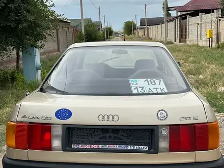 Audi 80 1991 года за 1 300 000 тг. в Тараз – фото 2