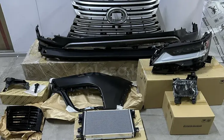 Бампер решотка фара туманка радиатор на лексус 570 за 10 000 тг. в Алматы