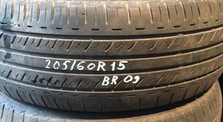 Резина летняя 205/60 r15 Bridgestone, 2 колеса, из Японии за 25 000 тг. в Алматы