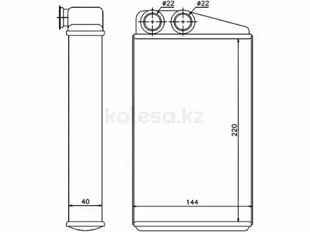 Радиатор печки за 8 700 тг. в Астана