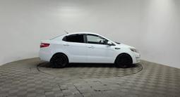 Kia Rio 2014 года за 4 180 000 тг. в Алматы – фото 4