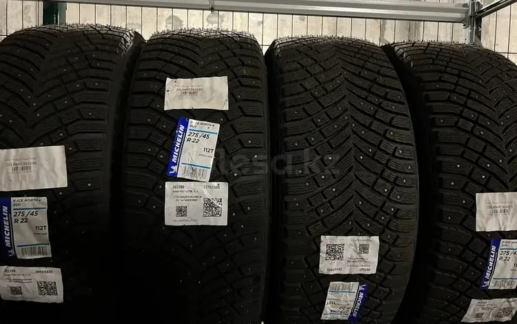 ШИНЫ 275/45 R22 110t XL X-ICE North 4 SUV ШИПОВАНЫЕ за 450 000 тг. в Алматы