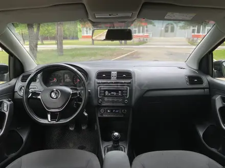 Volkswagen Polo 2016 года за 4 890 000 тг. в Костанай – фото 9