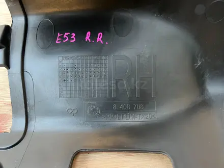 Накладка на арку крыла БМВ X3 X5 E83 E53 за 15 000 тг. в Алматы – фото 9