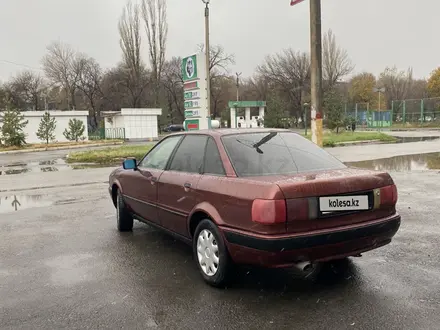 Audi 80 1992 года за 1 350 000 тг. в Тараз – фото 9