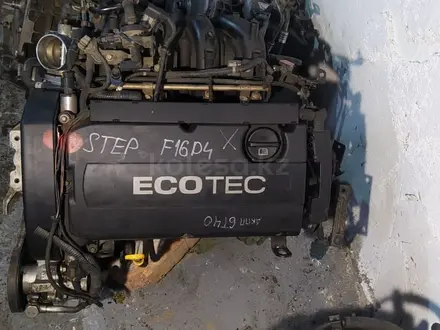 Двигатель 1.6 F16D4 Chevrolet за 550 000 тг. в Караганда – фото 2