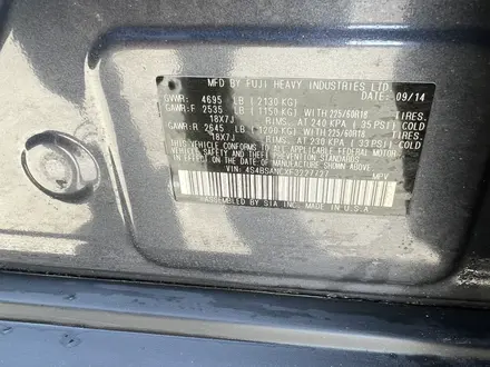 Subaru Outback 2015 года за 6 200 000 тг. в Атырау – фото 17