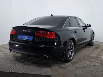 Audi A6 2013 года за 7 760 000 тг. в Астана – фото 5