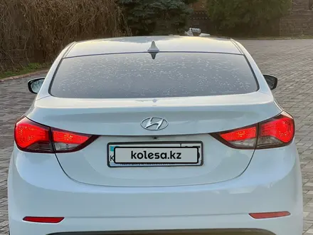 Hyundai Elantra 2015 года за 6 350 000 тг. в Алматы – фото 14