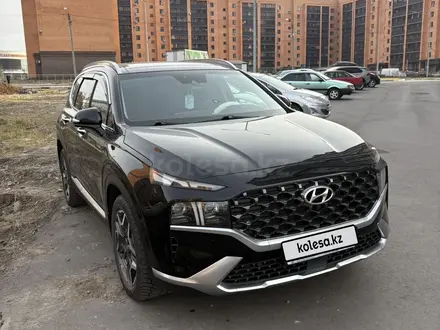 Hyundai Santa Fe 2021 года за 14 500 000 тг. в Петропавловск – фото 2