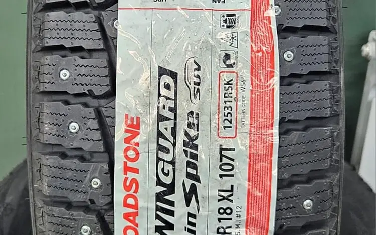 Новые зимние шины 235/60R18 Roadstone, шип.2024г. В. — . за 270 000 тг. в Караганда