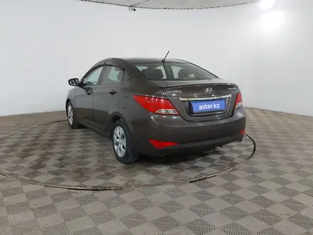 Hyundai Solaris 2015 года за 4 020 000 тг. в Шымкент – фото 7