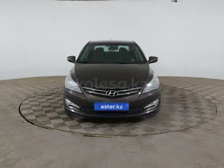 Hyundai Solaris 2015 года за 4 020 000 тг. в Шымкент – фото 2