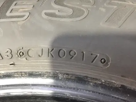 Резина летняя 225/65 r18 Bridgestone, свежедоставлена из Японии за 120 000 тг. в Алматы – фото 4