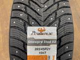 265/45r21 Powertrac Snowpro Stud 02 за 68 000 тг. в Астана – фото 4