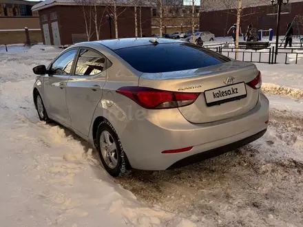 Hyundai Elantra 2015 года за 7 150 000 тг. в Астана – фото 5