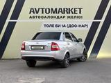 ВАЗ (Lada) Priora 2170 2012 года за 1 800 000 тг. в Тараз – фото 4